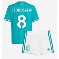 Camiseta Liverpool Dominik Szoboszlai #8 Tercera Equipación para niños 2025-26 manga corta (+ pantalones cortos)